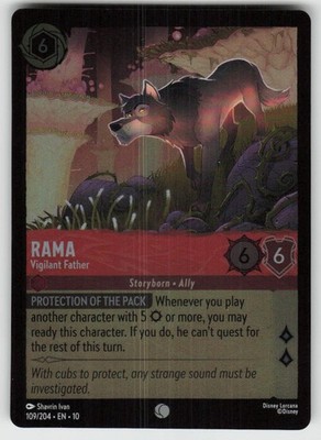 GGC - 12 Cold Foil Rama - Vigilant Father 109/204 Common Whispers in the Well