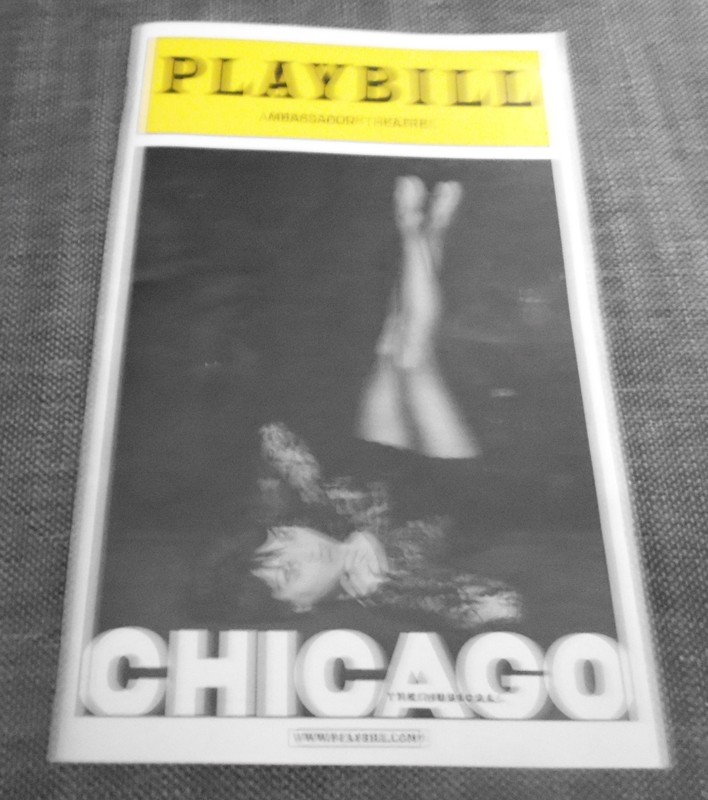 PLAYBILL CHICAGO AMBASSADOR THEATRE NOVEMBER 2009