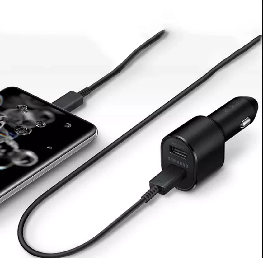 Original New Samsung 45W 2 Ports Super Fast Charging Dual Car Charger with Cable - product detail image 7
