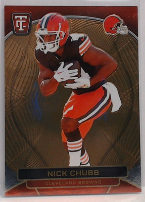 2024 PANINI TOTALLY CERTIFIED NICK CHUBB ORANGE MIRROR /399 #24 BROWNS MSK