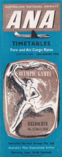 1956 - Australian National Airways (ANA) - Melbourne Olympic Games Edition
