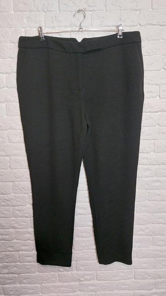 Women Hobbs Trousers Black Viscose 46 / 3XL / 54