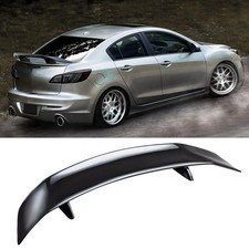 For Mazda3 Mazda6 Sedan Glossy Black 46 Carrear Trunk Spoiler Lip Wing Racing