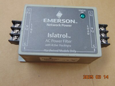 EMERSON IC+105 ISLATROL AC POWER FILTER with ACTIVE TRACKING see description
