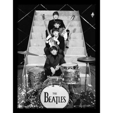 The Beatles Photoshoot 30 x 40 Framed Print