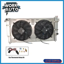 Radiator+Shroud Fan+Relay Kits Fit 1994-2002 Dodge Ram 2500 3500 Cummins Diesel