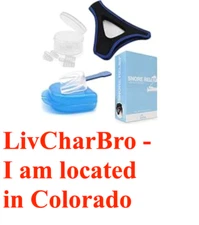 3-Piece Anti-Snoring Kit Chin Strap Mouth Guard Nose Vent Sleep Aid Devices