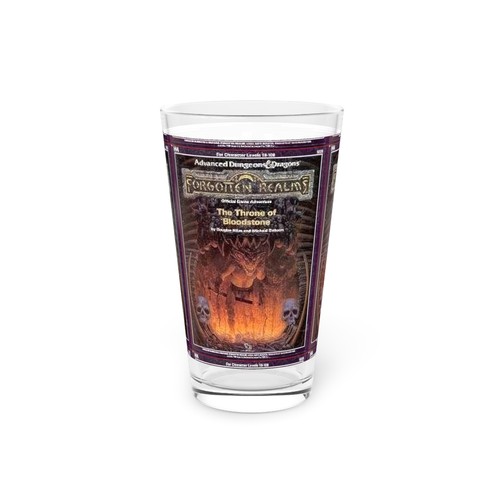 Cristalería Throne of Bloodstone Pint Dungeons and Dragons - Imagen 3 de 6