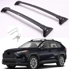 260lbs Lockable for Toyota RAV4 2019-2025 Roof Rack Rail Cross bar luggage black