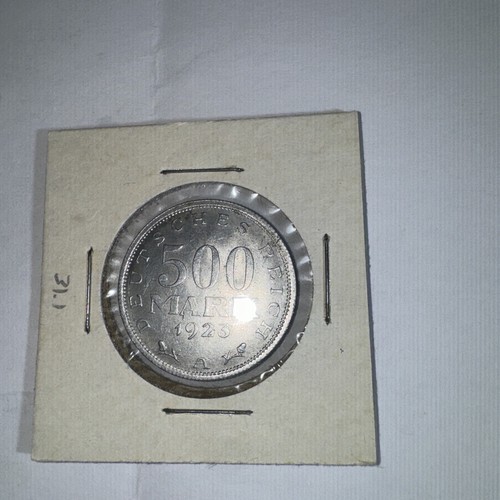 500 mark 1923-A (Berlin) German coin large eagle very fine condition - Picture 1 of 2