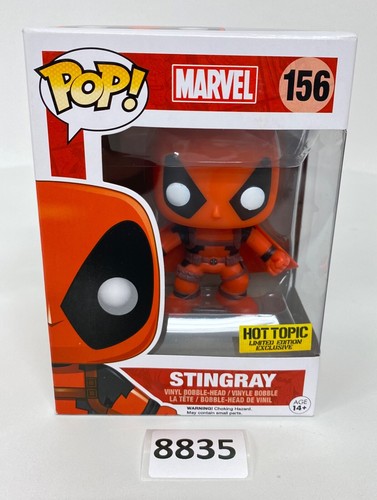 FUNKO POP! Marvel Deadpool STINGRAY # 156 Hot Topic Exclusive Vinyl Figure - 第 9/9 張圖片