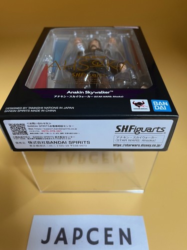 Bandai S.H.Figuarts STAR WARS Ahsoka Anakin Skywalker SH Action Figure NEW - Picture 9 of 9