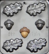 Oak Leaves & Acorn Chocolate Candy Mold  1315 NEW