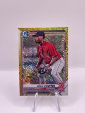 2021 Bowman - Chrome Prospects Gold Shimmer Refractor #BCP-107 Jeter Downs /50