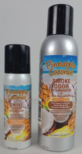 Smoke Odor Exterminator 7oz 2.5oz Air Freshener Spray Pineapple Coconut 2 Pack