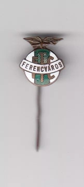 FERENCVAROSI TC. FOOTBALL CLUB. Vintage Soviet pin badge. Rarity.