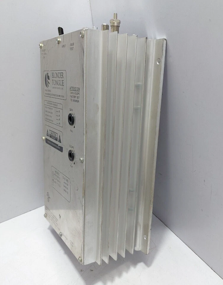 Blonder Tongue BIDA 750-30 Broadband Indoor Distribution Amplifier 5400-73 - Image 4 of 4