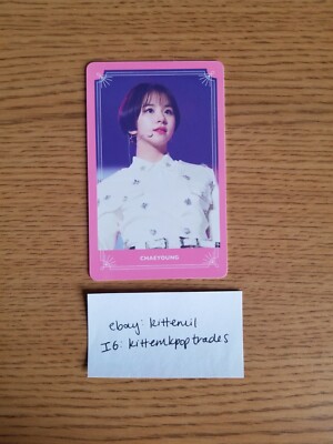 Chaeyoung TWICE TWICELAND THE OPENING CONCERT DVD Photocard kpop