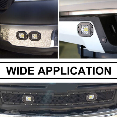 2X 5 Zoll 84W LED Lightbar Arbeitsscheinwerfer 12V Auto Offroad Bündiger Einbau - Bild 5 von 9