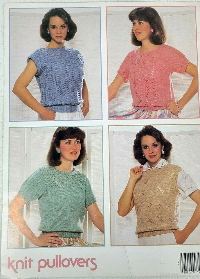 DE COLECCIÓN SUÉTERES DE PUNTO Artes de Ocio Patrón de Tejido Folleto de Libro #357 Foto 2 de 2