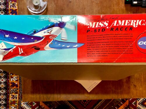 COX 049 Mustang P51D Racer 'Miss America' GAS POWER AIRPLANE BOXED - Picture 4 of 11
