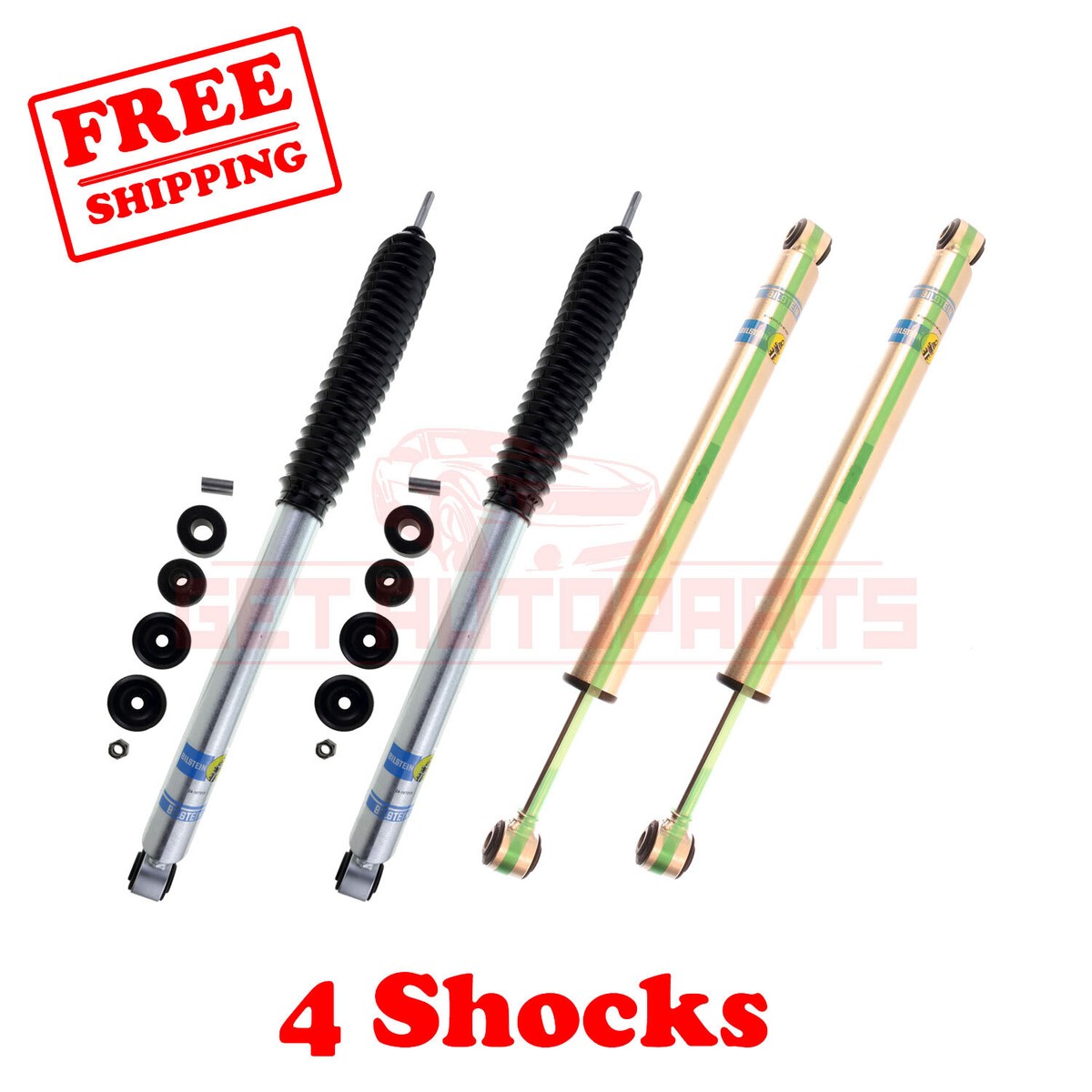 Rancho RS5000X Gas Shock Set – 4 Shocks For 2011-2019 GMC Sierra 2500HD 2WD/4WD At Factory Height