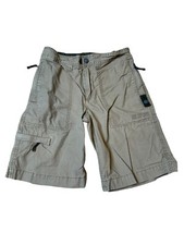 Gap Boy's Size 8 Beige 100 Cotton Cargo Shorts w/ Zipper Pockets GUC