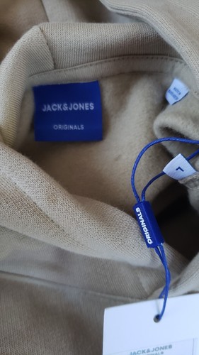Rare Jack & Jones Hoodie.In light brown/beige size L. Heavy, soft,comfy 300GSM - Picture 4 of 6