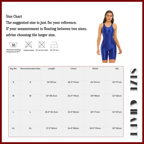 Womens Jumpsuit Close-Fitting Bodysuit Stretchy Bodystocking Bodycon Romper - Picture 121 of 121
