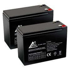 PACK OF 2 12V 10AH RECHARGEABLE SEALED LEAD ACID BATTERY for EBIKE SCOOTERS