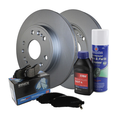 Front Brake Kit 330mm Disc Rotors and Akebono Pro ACT Ceramic Pads For Chevy GMC