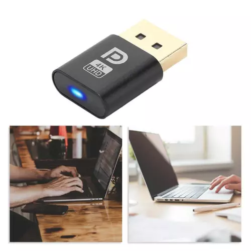 DP Virtual Display Adapter Displayport Dummy Plug Headless Emulator P0F0