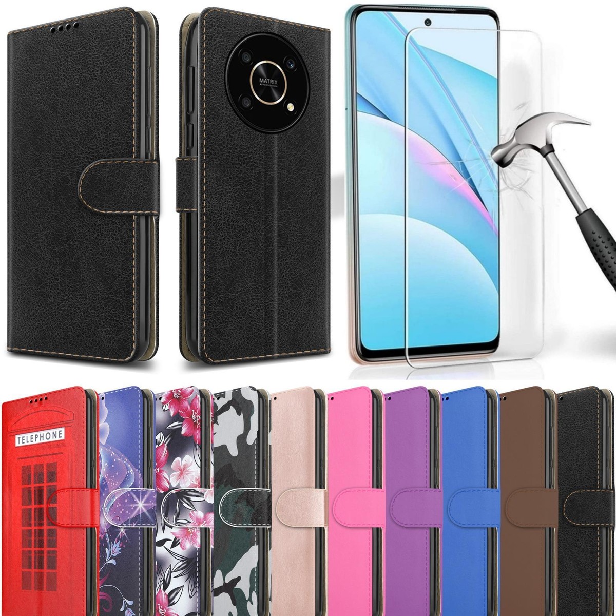 Coodio Pochette Honor 10 Pour Honor Magic Lite 4G Étui En Cuir