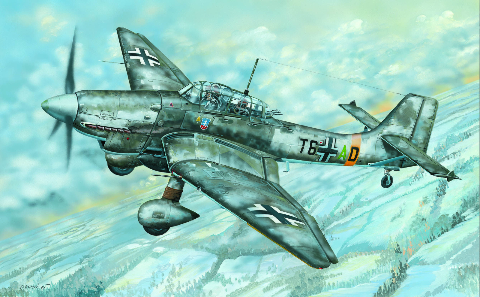 Trumpeter 03217 - 1:32 Junkers Ju-87D Stuka - New