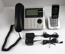 VTech CS6649 DECT 6.0 Expandable Corded/Cordless Phone w/ Answering Machine