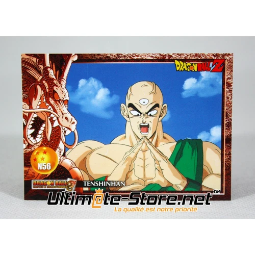 Carte DBZ - N56 TENSHINHAN - VF - Dragon Ball Z Série 1 - SKILL CARD FR - Neuve