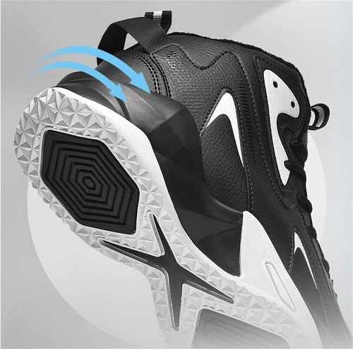 Herren High Top große Basketballschuhe rutschfestes verschleißfestes Turnschuhe - Bild 6 von 17