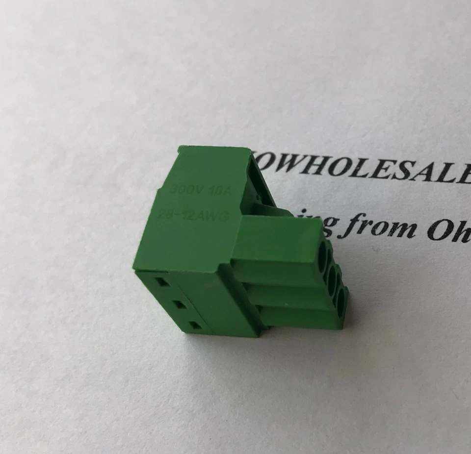 3 pin 5.08mm Phoenix Connector Plug Fits Crown CTs Series amplifiers Ohio Seller - Image 3 of 4