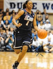 Tiffany Hayes Atlanta Dream signed Connecticut Huskies 8x10 photo UCONN Women