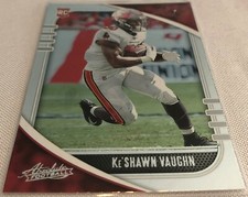 2020 Absolute Football Ke'Shawn Vaughn Tampa Bay Buccaneers Silver Rookie #171