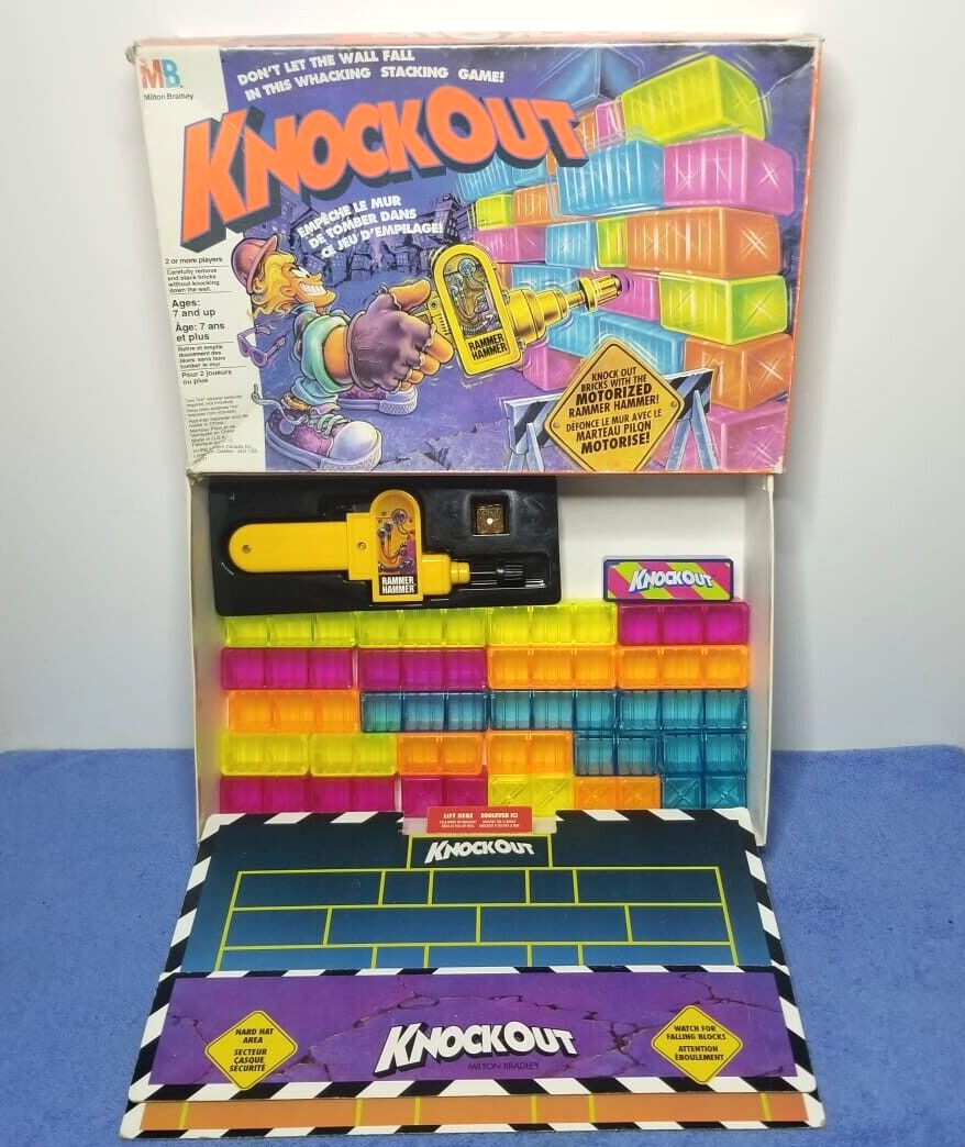 Milton Bradley Knockout Board Game 90s - Vintage | eBay