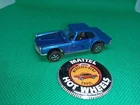 Vintage Hot Wheels Redline - 1969 - Mercedes Benz 280SL - Blue W/ Button