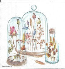 Lot de 4 Serviettes en papier Pot-Pourri Fleurs séchées Decoupage Decopatch