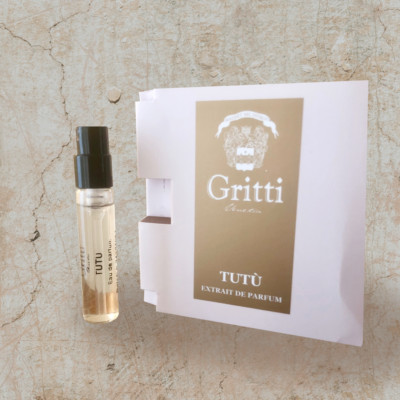 TUTÙ by Gritti, (2ml-sample) Extrait, Official, BNIB, Niche, Fruity Floral
