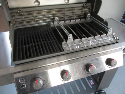 Schaschlik-Spießaufsatz für Weber-Genesis 400er Serie - Bild 2 von 5