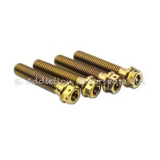 Bulloni viti morsetto manubrio bronzo titanio M8x30 per Husqvarna Svartpilen 701