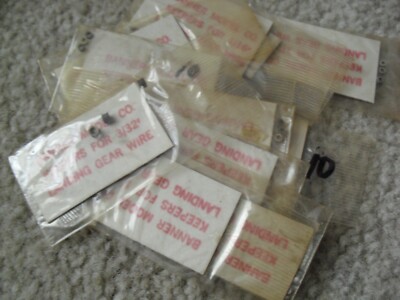 Lot of 11 Packs Banner Model Co. Keepers for 1/16 Landing Gear Wire NIP