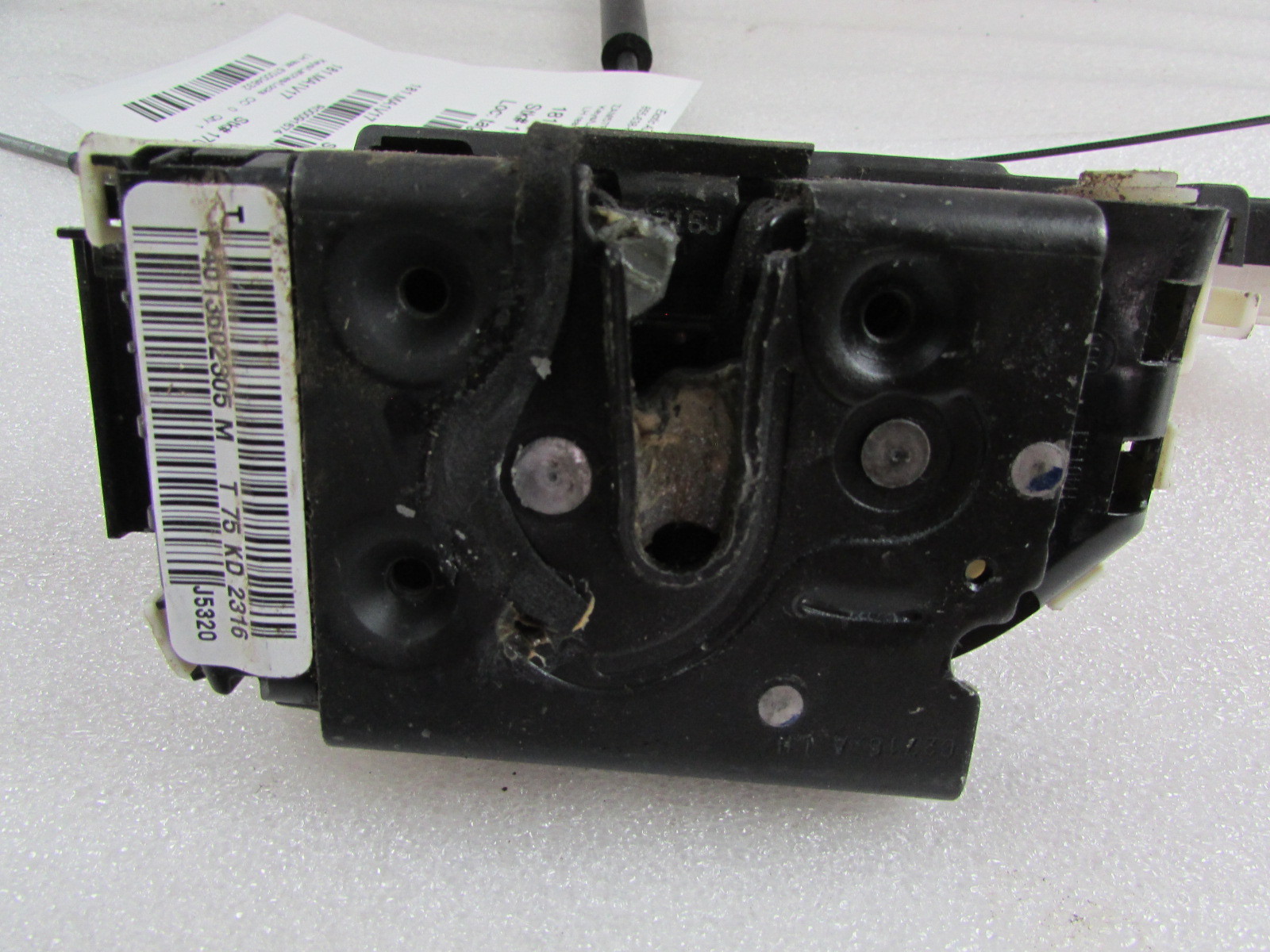 Maserati Ghibli, LH, Left Rear Door Latch, Lock, Used, P/N 670004632