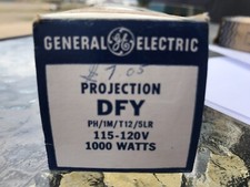 GE DFY PROJECTION LAMP BULB MOVIE SLIDE FILM PROJECTOR 115 120V 1000W 1000 WATT