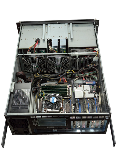 Custom 4U Server ASUS P6T7 WS Supercomputer Intel Xeon W3680 @ 3.33GHz 12GB R - - Picture 6 of 7